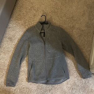 Lululemon Wool Full-zip Jacket Grey Size Small